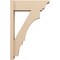 Ekena Millwork 8-in W x 24-in D x 36-in H Balboa Trad Rough Cedar Woodgrain TimberThane Outlooker, Primed Tan OUTUR080X24X36BOA04RCPR - alternate 6
